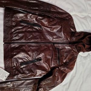 Leather jacket